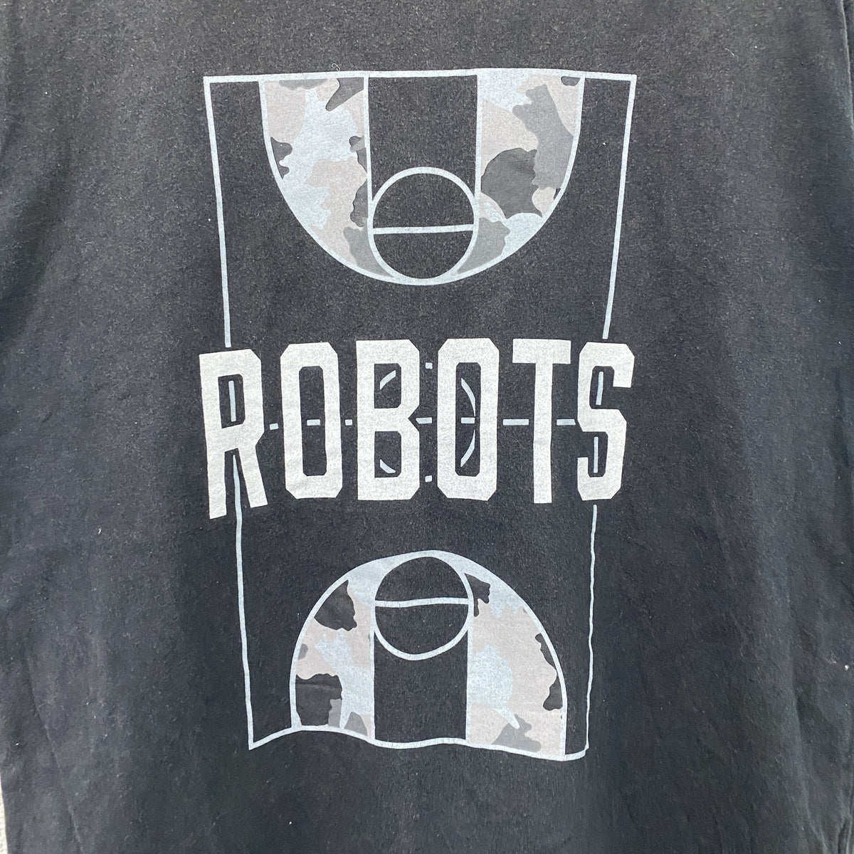 ROBOTS　茨城ロボッツ　半袖プリントTシャツ　黒　ブラック　古着