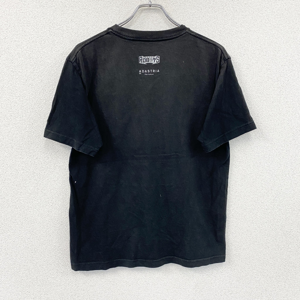 ROBOTS　茨城ロボッツ　半袖プリントTシャツ　黒　ブラック　古着