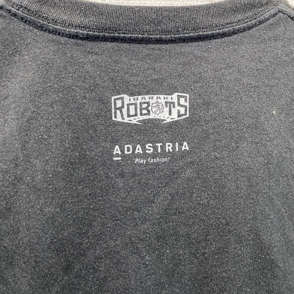 ROBOTS　茨城ロボッツ　半袖プリントTシャツ　黒　ブラック　古着