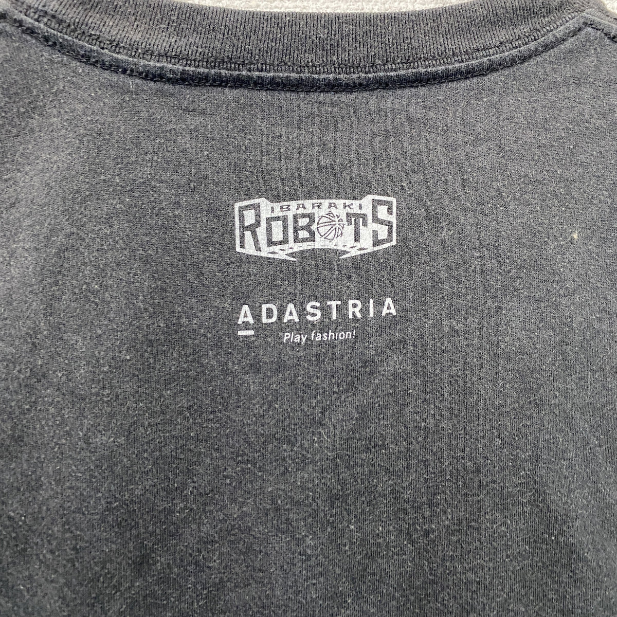 ROBOTS　茨城ロボッツ　半袖プリントTシャツ　黒　ブラック　古着