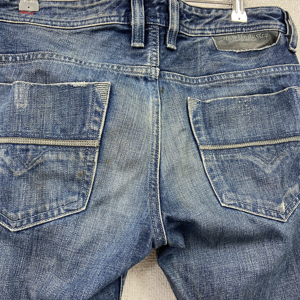 DIESEL　ディーゼル　デニムパンツ/ジーンズ　ボタンフライ　インディゴ　W28サイズ　古着