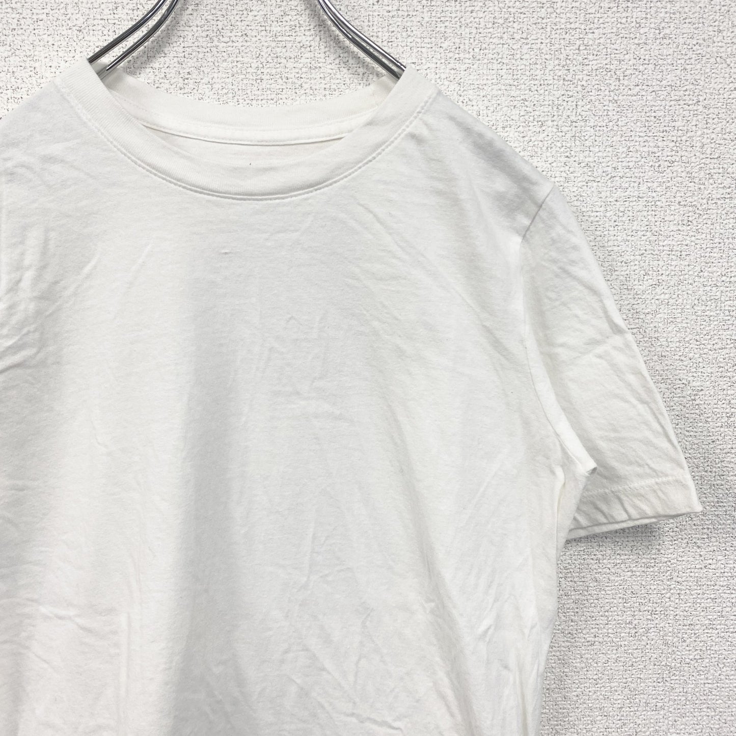 古着 used　NIKE　ナイキ　半袖Tシャツ　シンプル　ノームコア　無地　スポーツウェア　白　ホワイト　クルーネック　Sサイズ