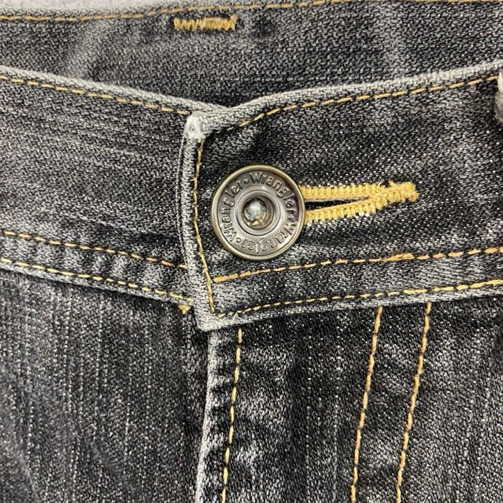 Wrangler　ラングラー　デニムパンツジーンズ　ジップフライ　黒　ブラック　W33サイズ メンズ コットン 古着