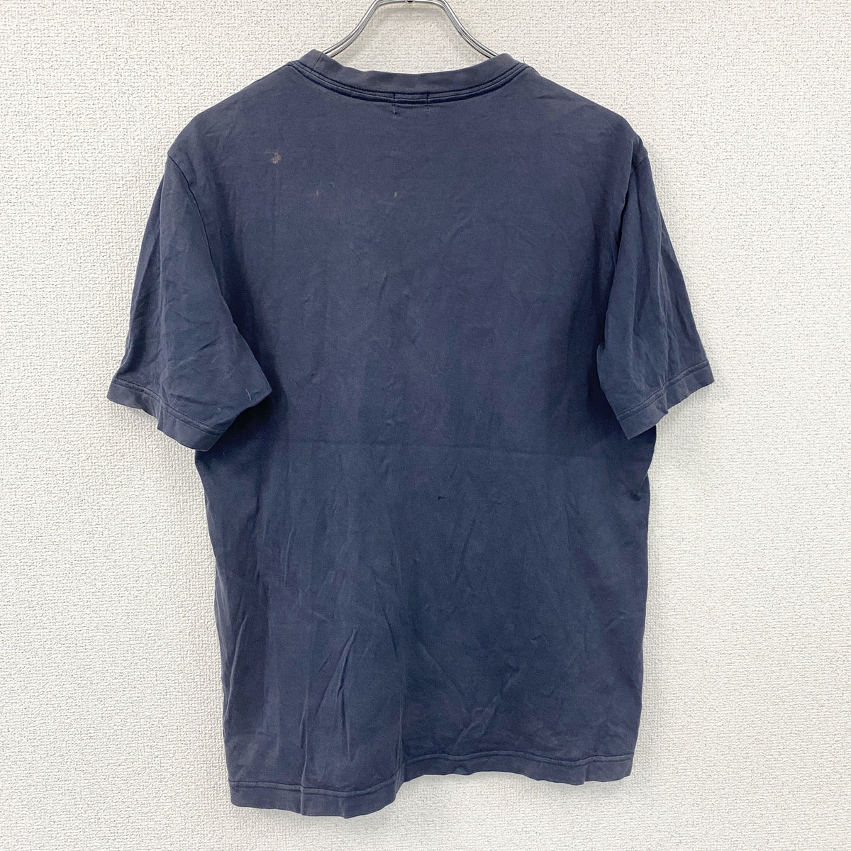 UNIQLO　ユニクロ　半袖プリントTシャツ　紺　ネイビー　Lサイズ　古着