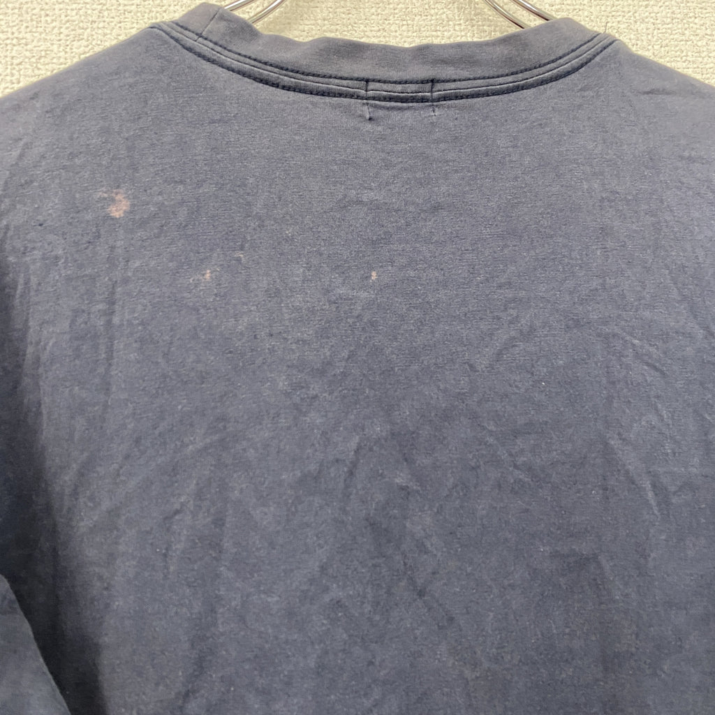 UNIQLO　ユニクロ　半袖プリントTシャツ　紺　ネイビー　Lサイズ　古着