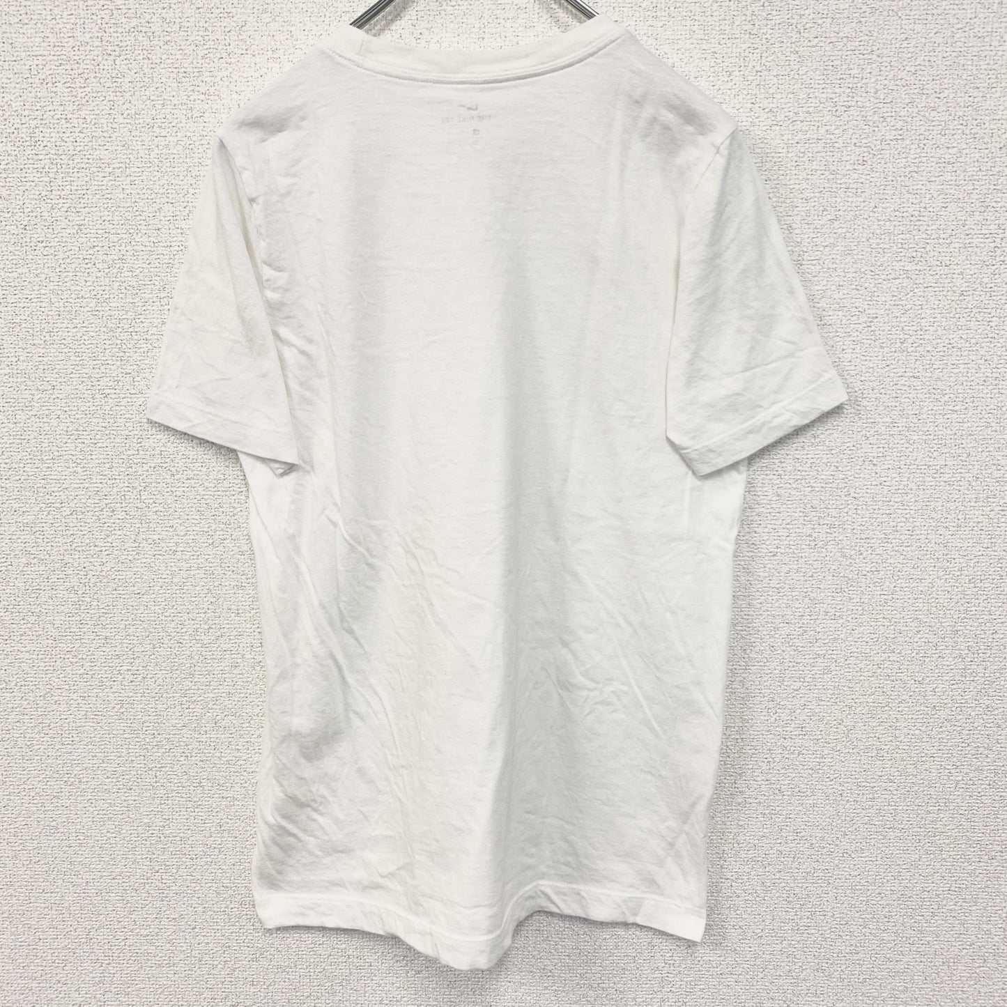 古着 used　NIKE　ナイキ　半袖Tシャツ　シンプル　ノームコア　無地　スポーツウェア　白　ホワイト　クルーネック　Sサイズ