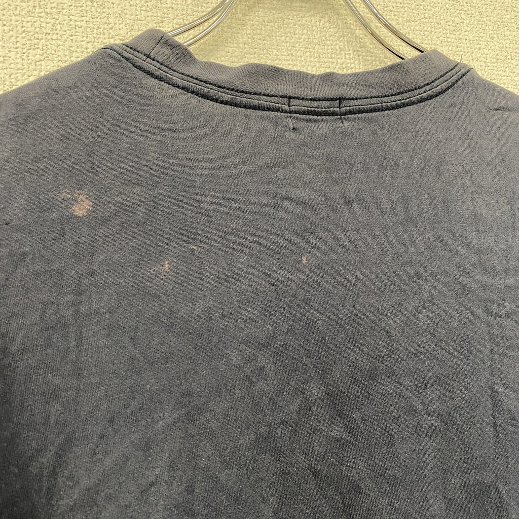 UNIQLO　ユニクロ　半袖プリントTシャツ　紺　ネイビー　Lサイズ　古着