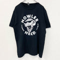 GILDAN ギルダン　半袖アルコールプリントTシャツ　Howler Head　ウィスキー　お酒　黒　ブラック　Lサイズ　古着