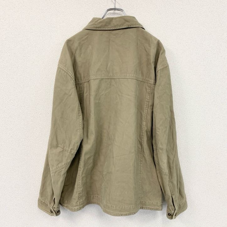 Columbia　コロンビア　フルジップジャケット　ベージュ　Lサイズ メンズ コットン 古着