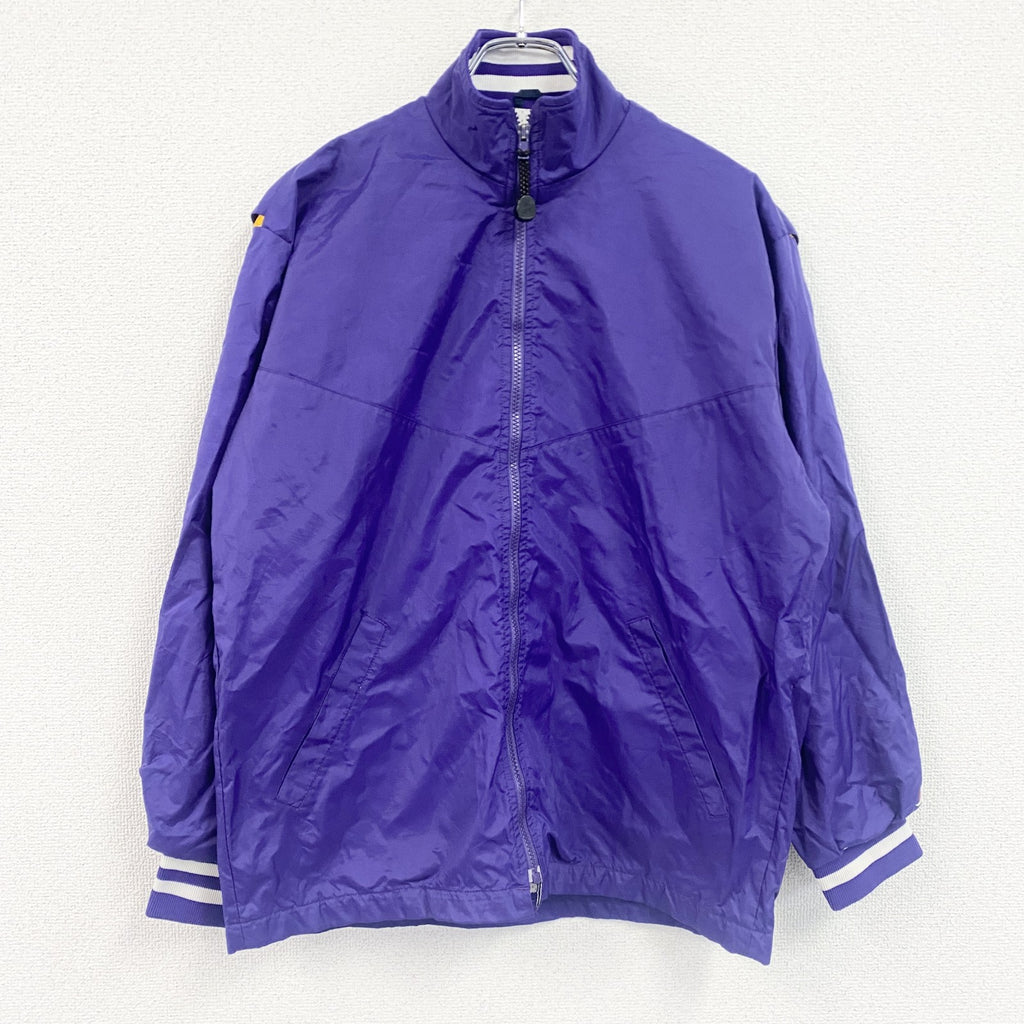～90s　BOATHOUSE　フジップナイロンジャケット　ヴィンテージ　紫　パープル　Mサイズ　古着