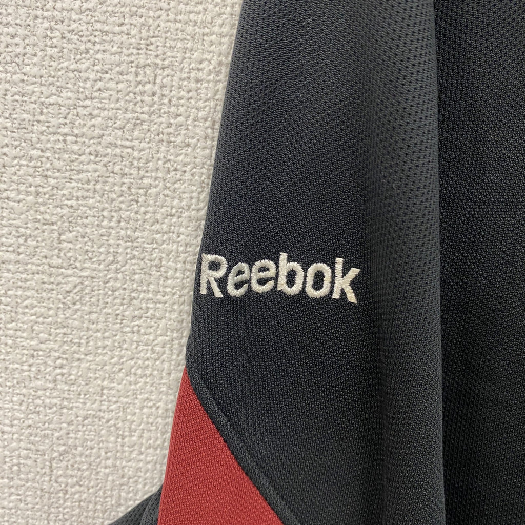 Reebok　リーボック　NFL　レッドスキンズ　スウェットパーカー/フーディー　黒　ブラック　Lサイズ　古着