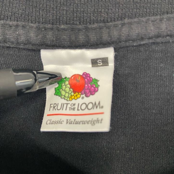 FRUIT OF THE LOOM　半袖ライブプリントTシャツ　JLS ジェイ エル エス　黒　ブラック　Sサイズ　古着