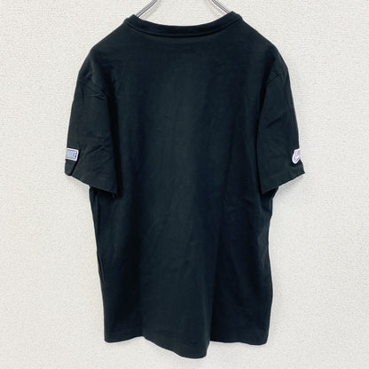 NIKE AIR JORDAN　ナイキエアジョーダン　半袖プリントTシャツ　スウッシュマーク　黒　Lサイズ