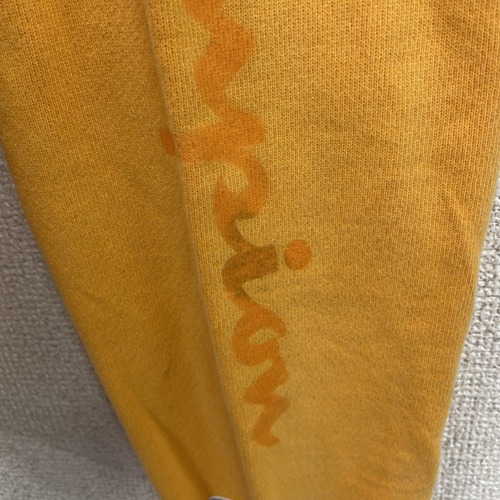 Champion　チャンピオン　スウェット/トレーナー　デカロゴ　橙色　オレンジ　Lサイズ　古着
