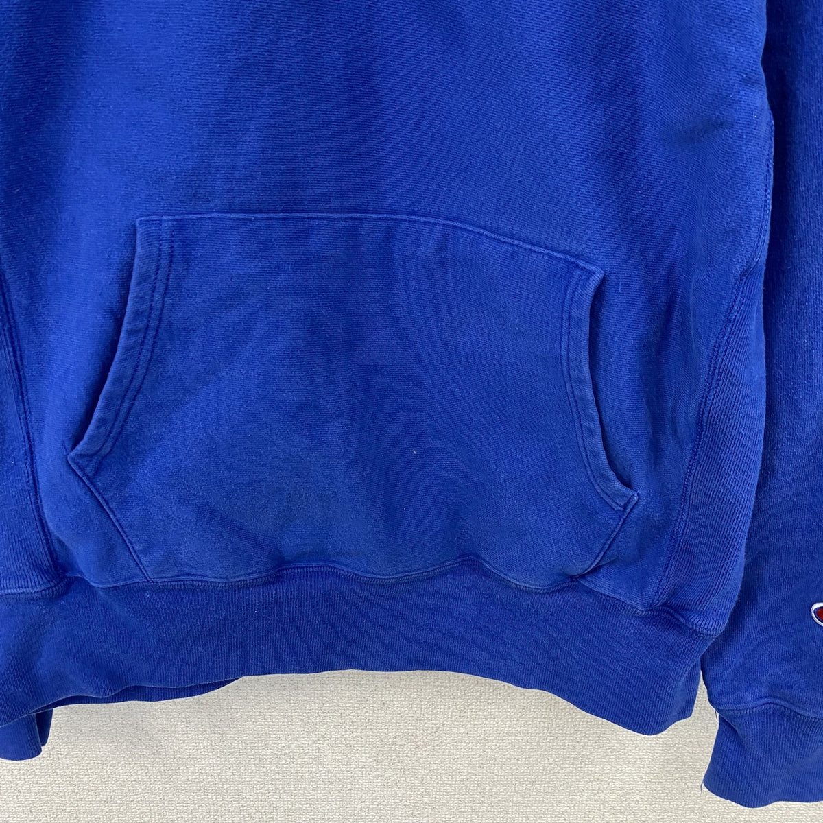 Champion　チャンピオン　リバースウィーブ　スウェットパーカー/フーディー　青　ブルー　Mサイズ　古着