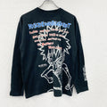 MISCHIEVOUS　ミスチバス　長袖Tシャツ/ロンT　黒　ブラック　Mサイズ　古着
