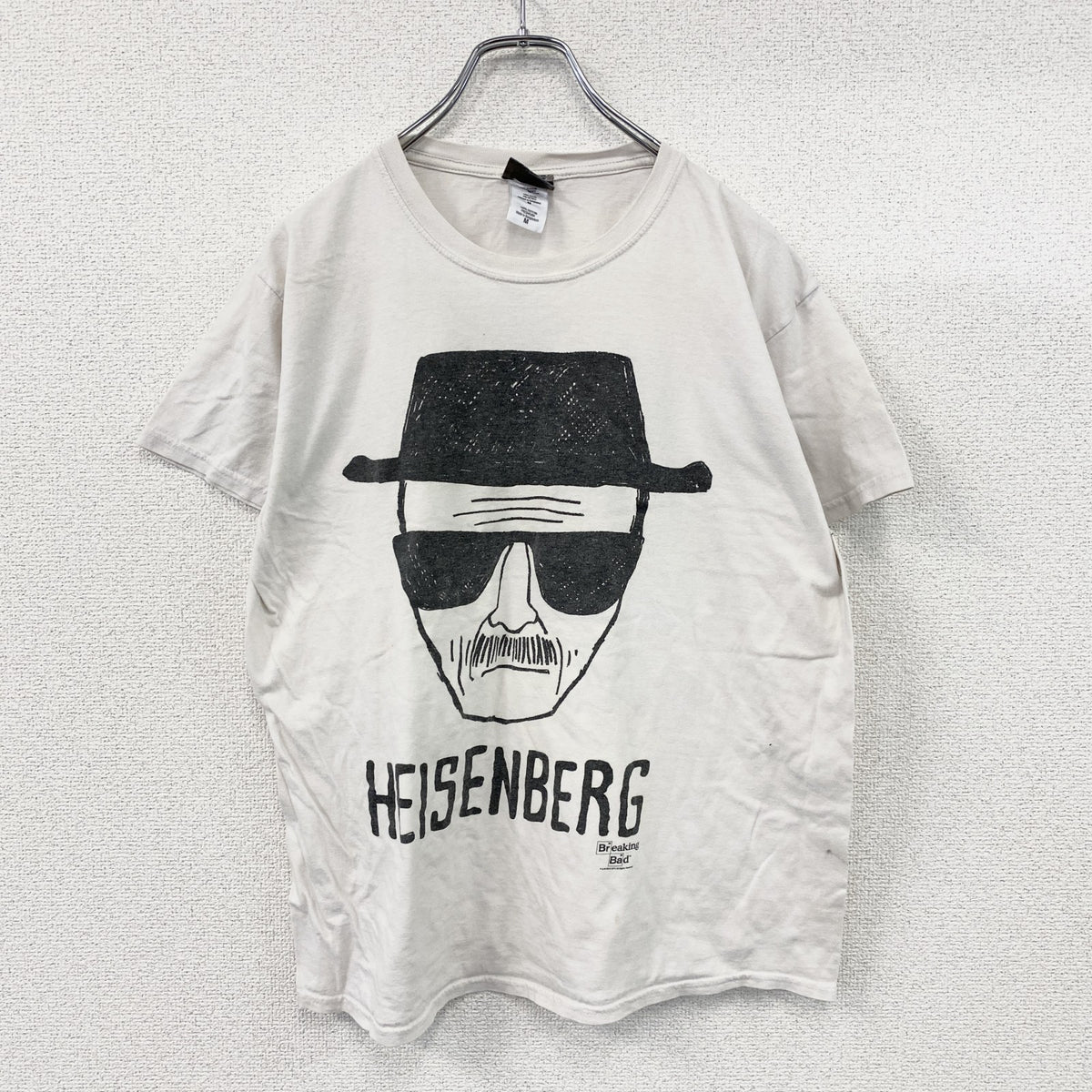 Breaking Bad　ブレイキングバッド　ハイゼンベルク　半袖ムービーTシャツ　白　ホワイト　Mサイズ　古着