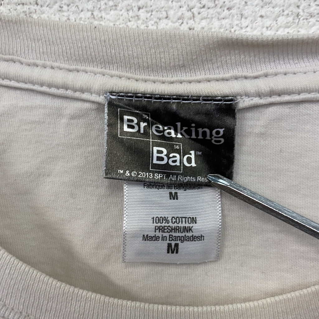 Breaking Bad　ブレイキングバッド　ハイゼンベルク　半袖ムービーTシャツ　白　ホワイト　Mサイズ　古着