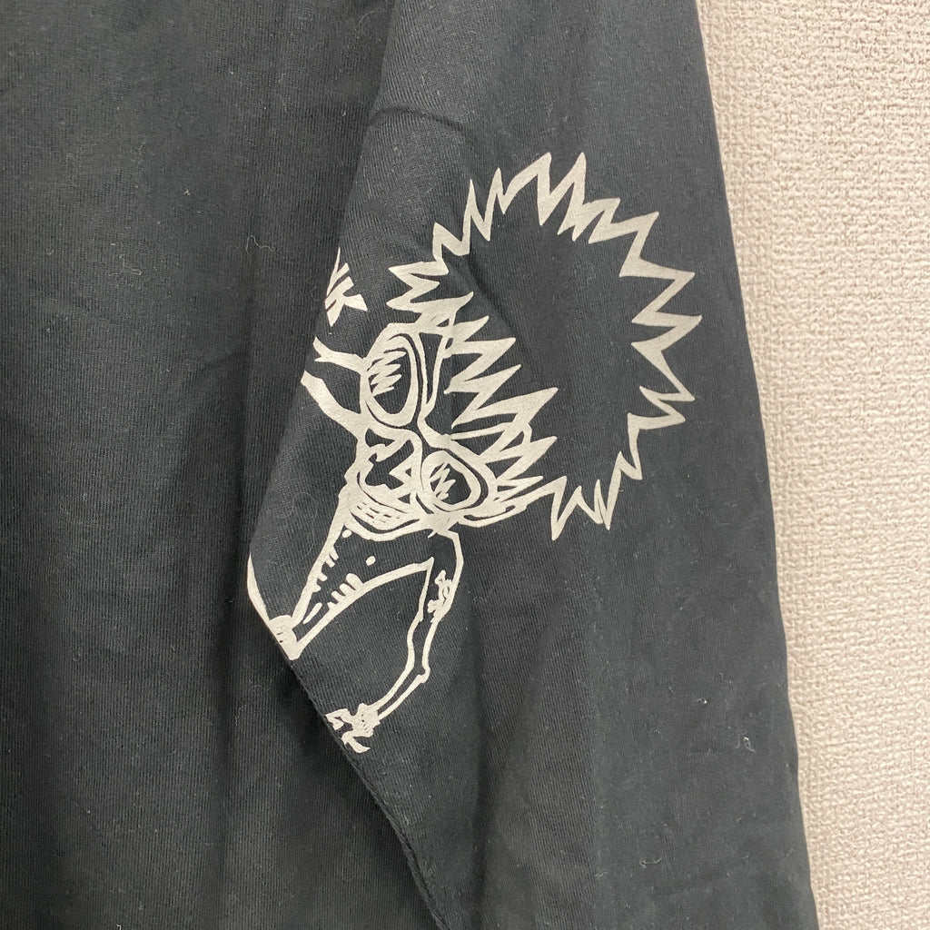 MISCHIEVOUS　ミスチバス　長袖Tシャツ/ロンT　黒　ブラック　Mサイズ　古着