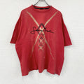 SEAN JOHN　シーンジョン　半袖プリントTシャツ　赤　レッド　古着