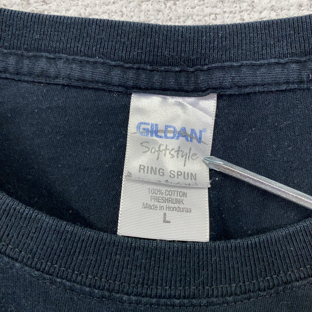 GILDAN　ギルダン　The Walking Dead　ウォーキングデッド　半袖ムービーTシャツ　ゾンビ　黒　ブラック　Lサイズ　古着