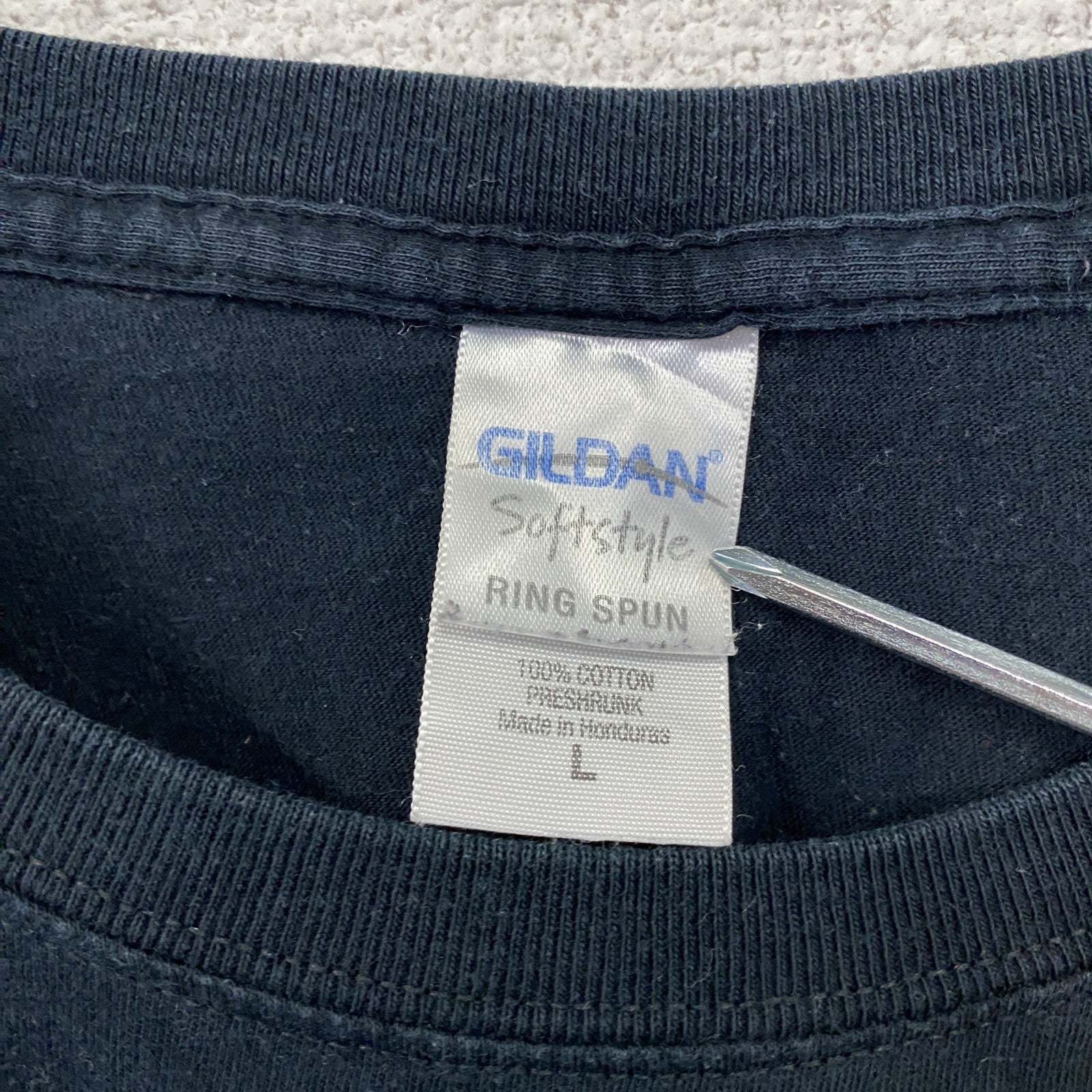GILDAN　ギルダン　The Walking Dead　ウォーキングデッド　半袖ムービーTシャツ　ゾンビ　黒　ブラック　Lサイズ　古着