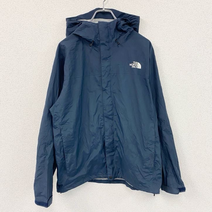 THE NORTH FACE　ノースフェイス　ナイロンジャケット　紺　ネイビー　Mサイズ ウインドブレーカー ナイロンアウター メンズ 古着
