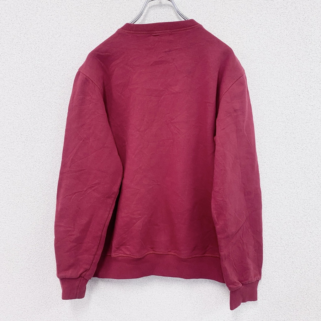 TOMMY JEANS　トミージーンズ　スウェット/トレーナー　デカロゴ　赤　レッド　Sサイズ　古着