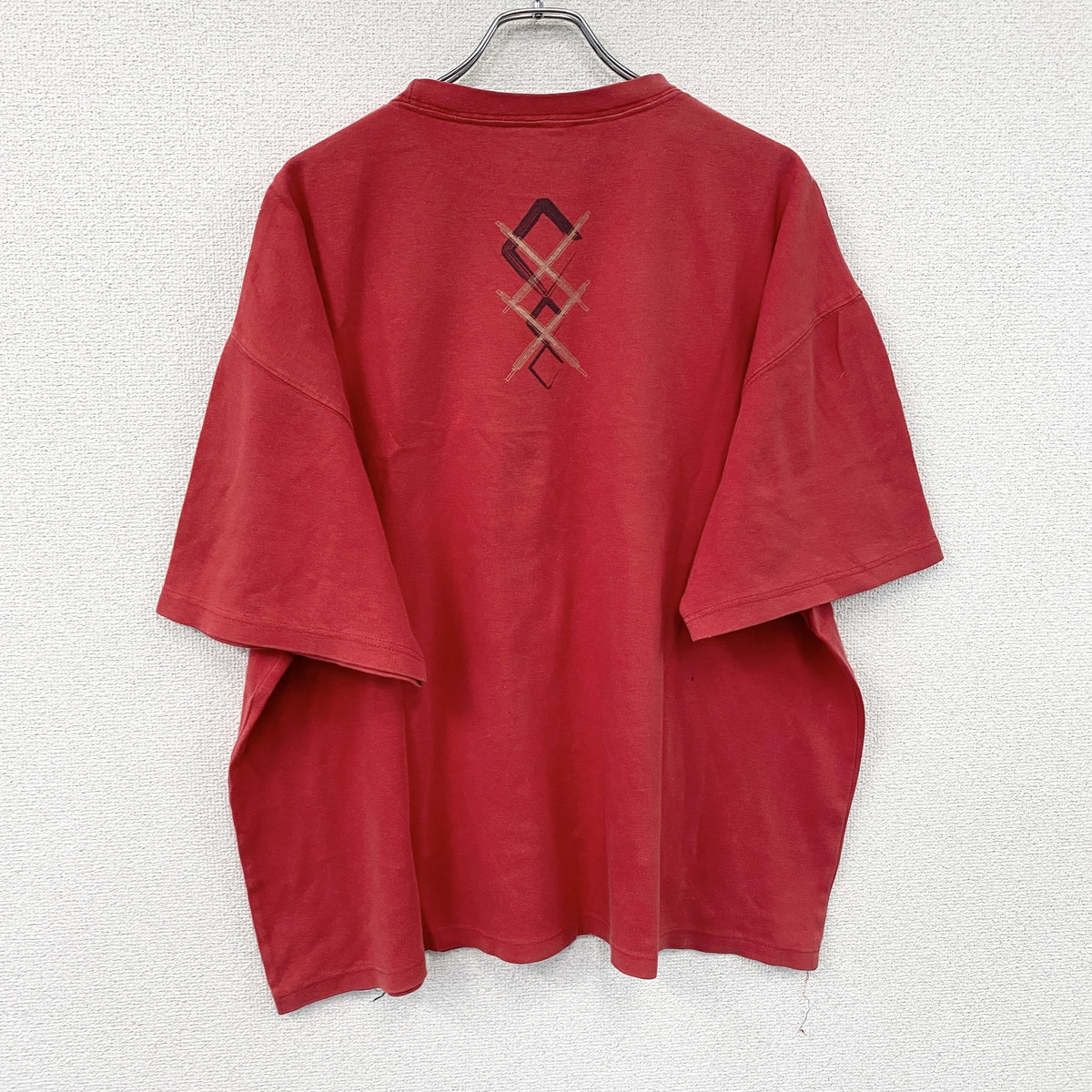 SEAN JOHN　シーンジョン　半袖プリントTシャツ　赤　レッド　古着