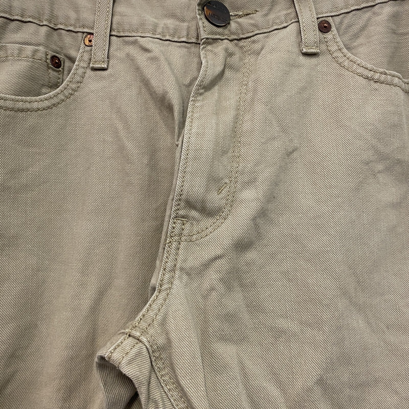 Levi’s　リーバイス　デニムパンツ/ジーンズ　ジップフライ　ベージュ　W33サイズ　古着