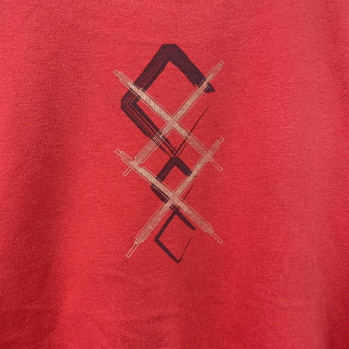 SEAN JOHN　シーンジョン　半袖プリントTシャツ　赤　レッド　古着