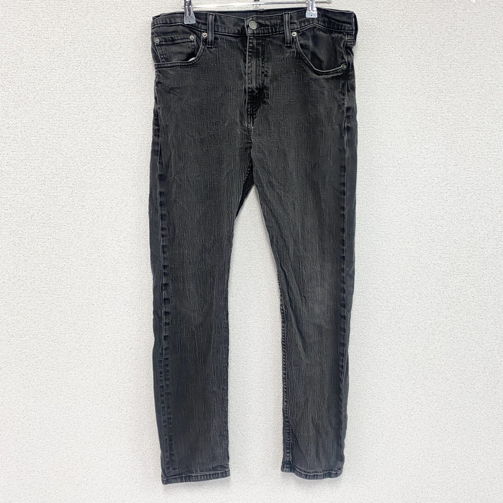 Levi’s　リーバイス　508　ブラックデニムパンツ/ジーンズ　ジップフライ　インディゴ　W33サイズ　古着