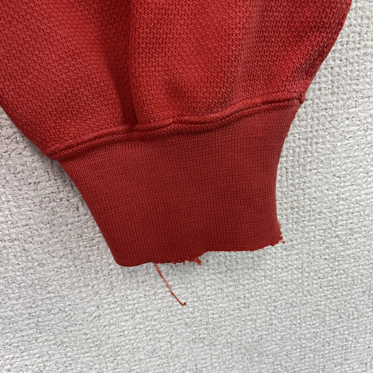 Champion　チャンピオン　スウェット/トレーナー　赤　レッド　Lサイズ スウェットトップス メンズ ポリエステル 古着