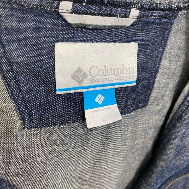 Columbia　コロンビア　Dr.Denim Honzawa　ドクターデニム本澤　ヘイゼンジャケット　紺　ネイビー　Lサイズ　古着