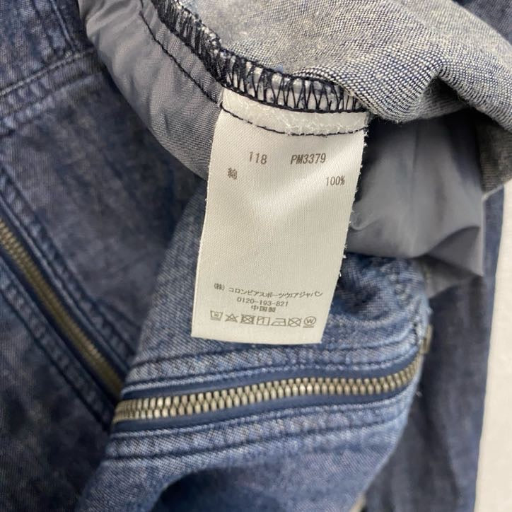 Columbia　コロンビア　Dr.Denim Honzawa　ドクターデニム本澤　ヘイゼンジャケット　紺　ネイビー　Lサイズ　古着