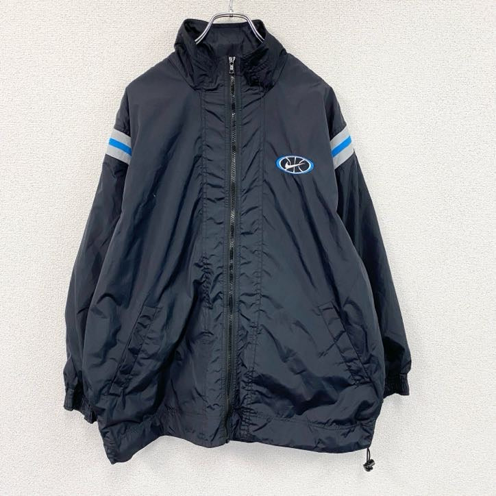 90s　NIKE　ナイキ　フルジップジャケット　ヴィンテージ　黒　ブラック　Mサイズ　古着