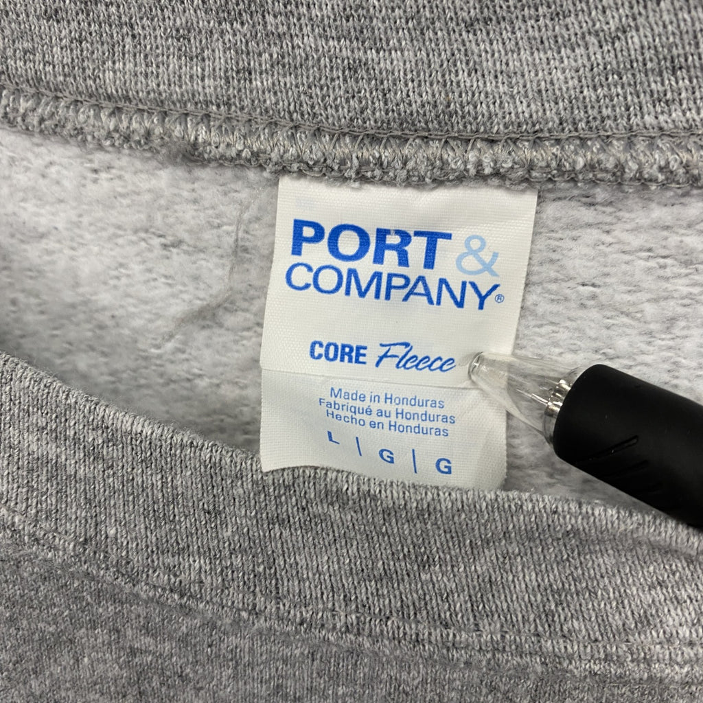 PORT&COMPANY　スウェット/トレーナー　灰色　グレー　Lサイズ　古着
