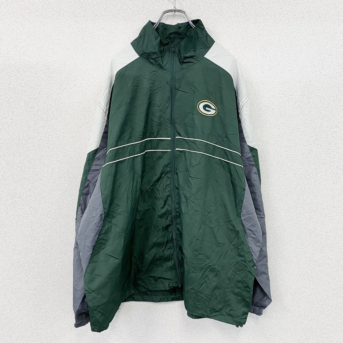 Dunbrooke　ダンブルック　NFL　グリーンベイパッカーズ　フルジップジャケット　緑　グリーン　2XLサイズ　古着