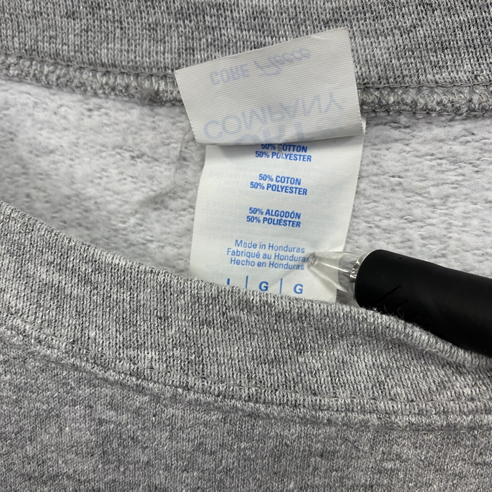 PORT&COMPANY　スウェット/トレーナー　灰色　グレー　Lサイズ　古着