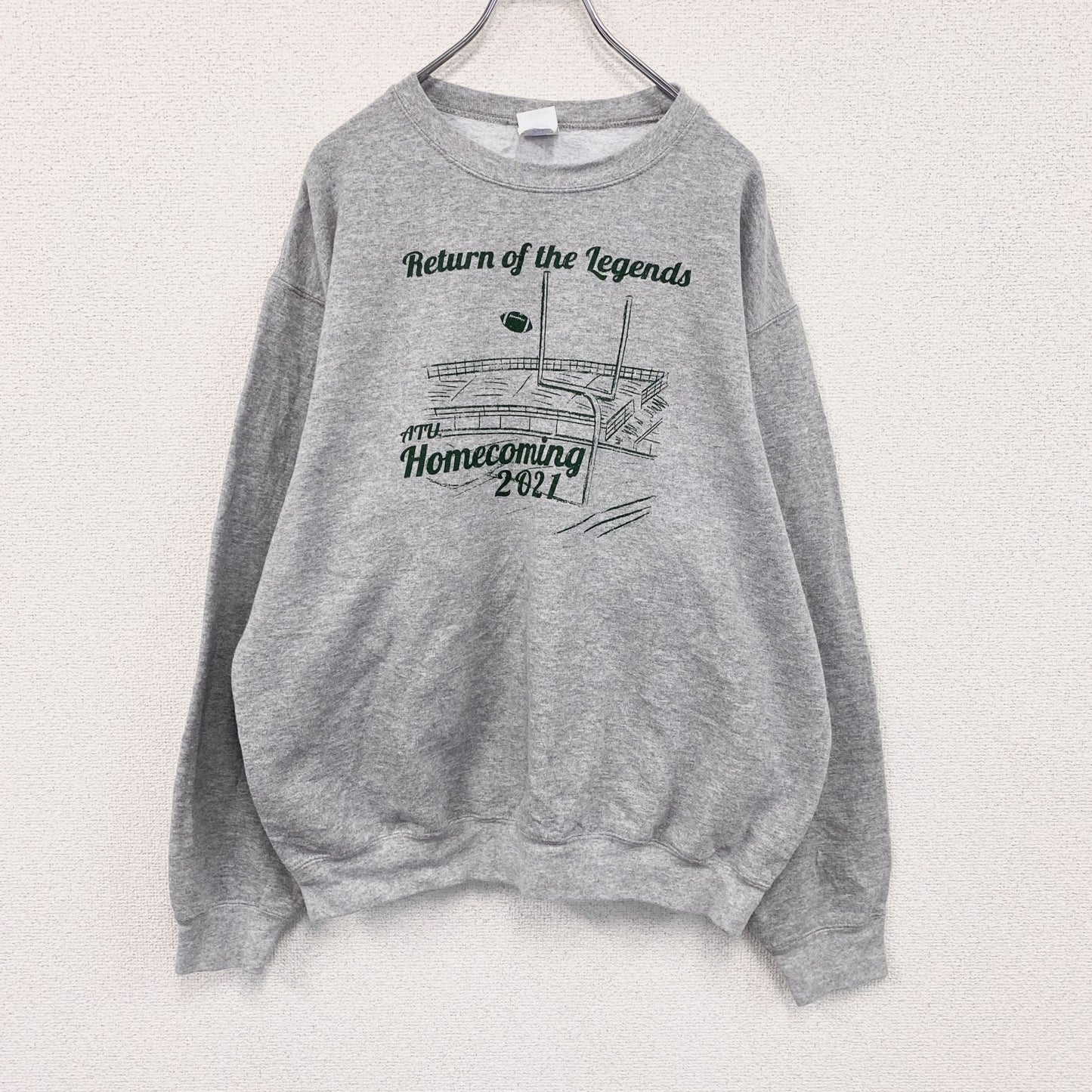 PORT&COMPANY　スウェット/トレーナー　灰色　グレー　Lサイズ