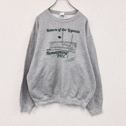 PORT&COMPANY　スウェット/トレーナー　灰色　グレー　Lサイズ