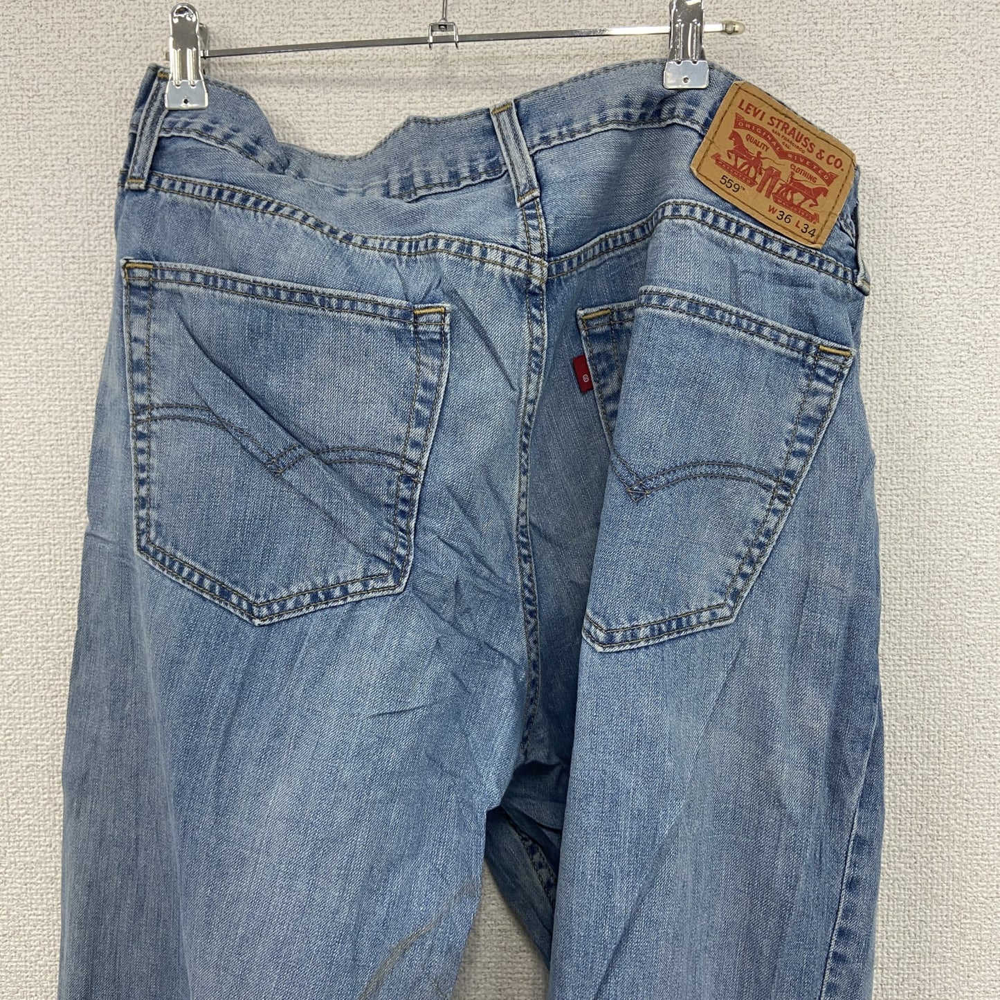 Levi’ｓ　リーバイス　559　デニムパンツ/ジーンズ　縦落ち　ジップフライ　インディゴ　W36サイズ