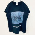 GILDAN ギルダン　半袖プリントTシャツ　個性的デザイン　レトロ　春夏服　黒　ブラック　カジュアルデザイン　Lサイズ　古着