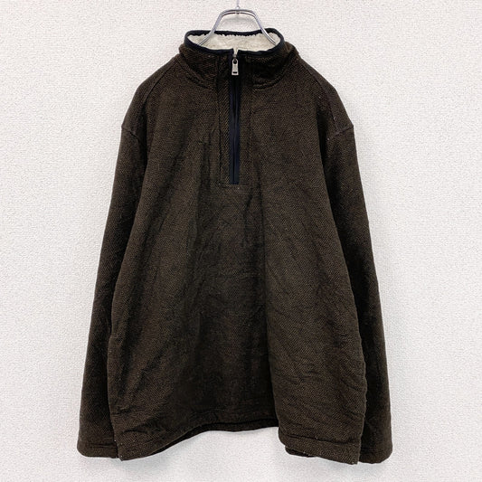ORVIS　オービス　ハーフジッププルオーバー　フリースライナー　茶色　ブラウン　Lサイズ