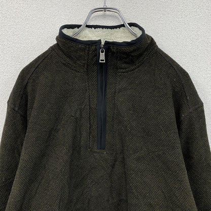 ORVIS　オービス　ハーフジッププルオーバー　フリースライナー　茶色　ブラウン　Lサイズ