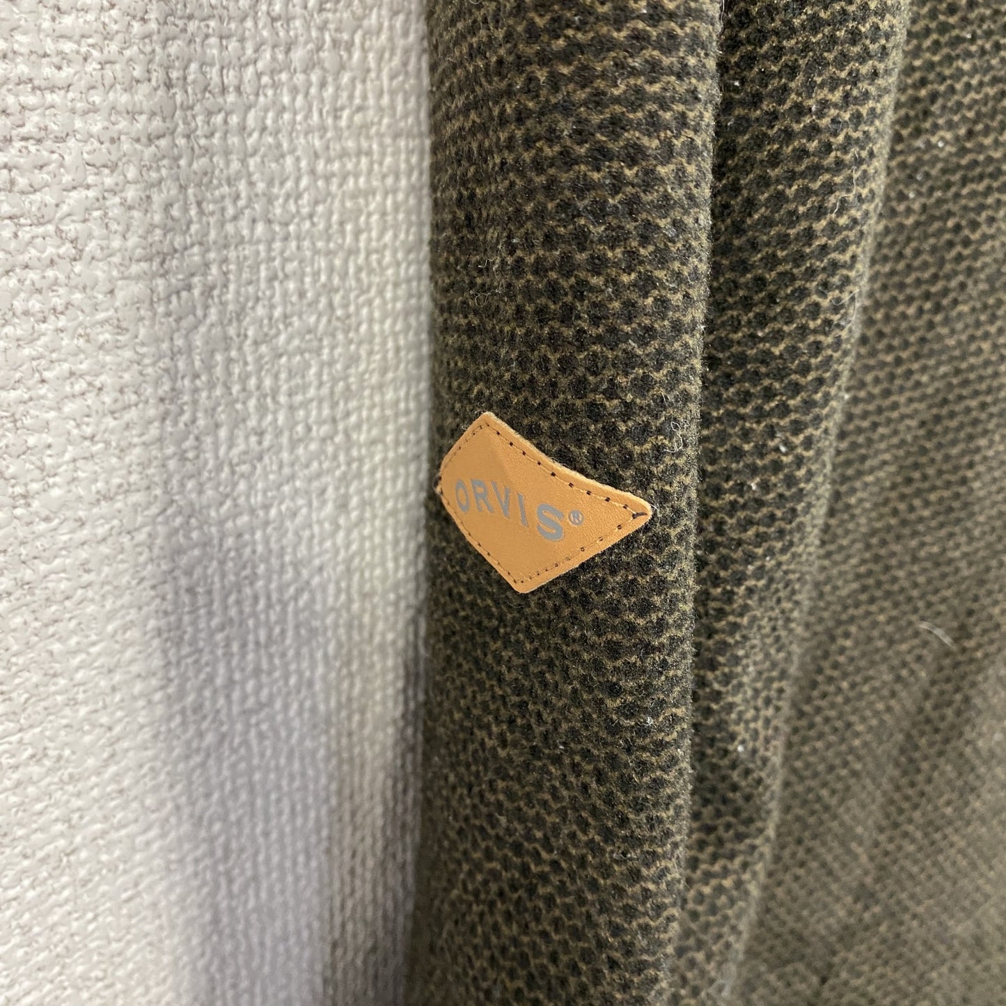 ORVIS　オービス　ハーフジッププルオーバー　フリースライナー　茶色　ブラウン　Lサイズ