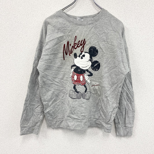 Disney　ディズニー　スウェット/トレーナー　グレー　灰色　Ｍサイズ　