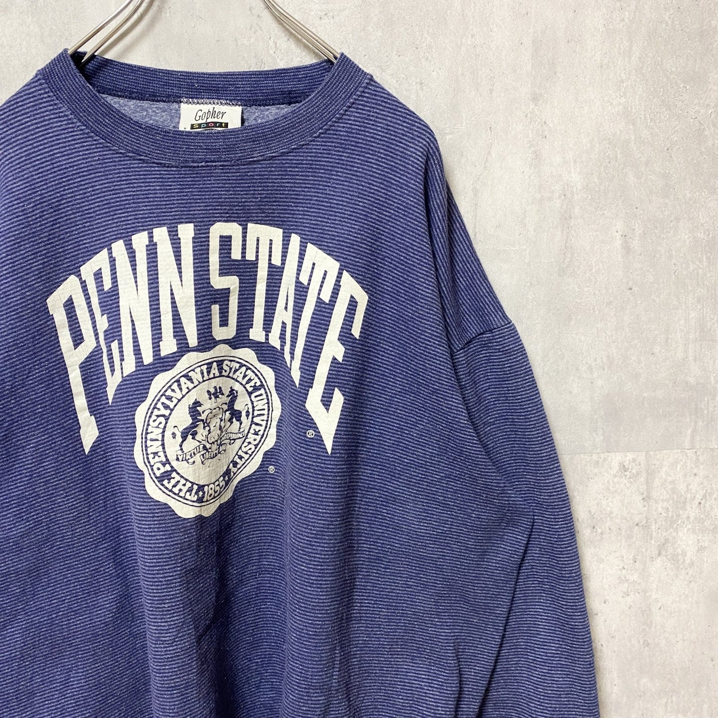 古着 used　90s　PENN STATE ペンシルベニア州立大学　長袖カレッジプリントスウェット　トレーナー　XLサイズ