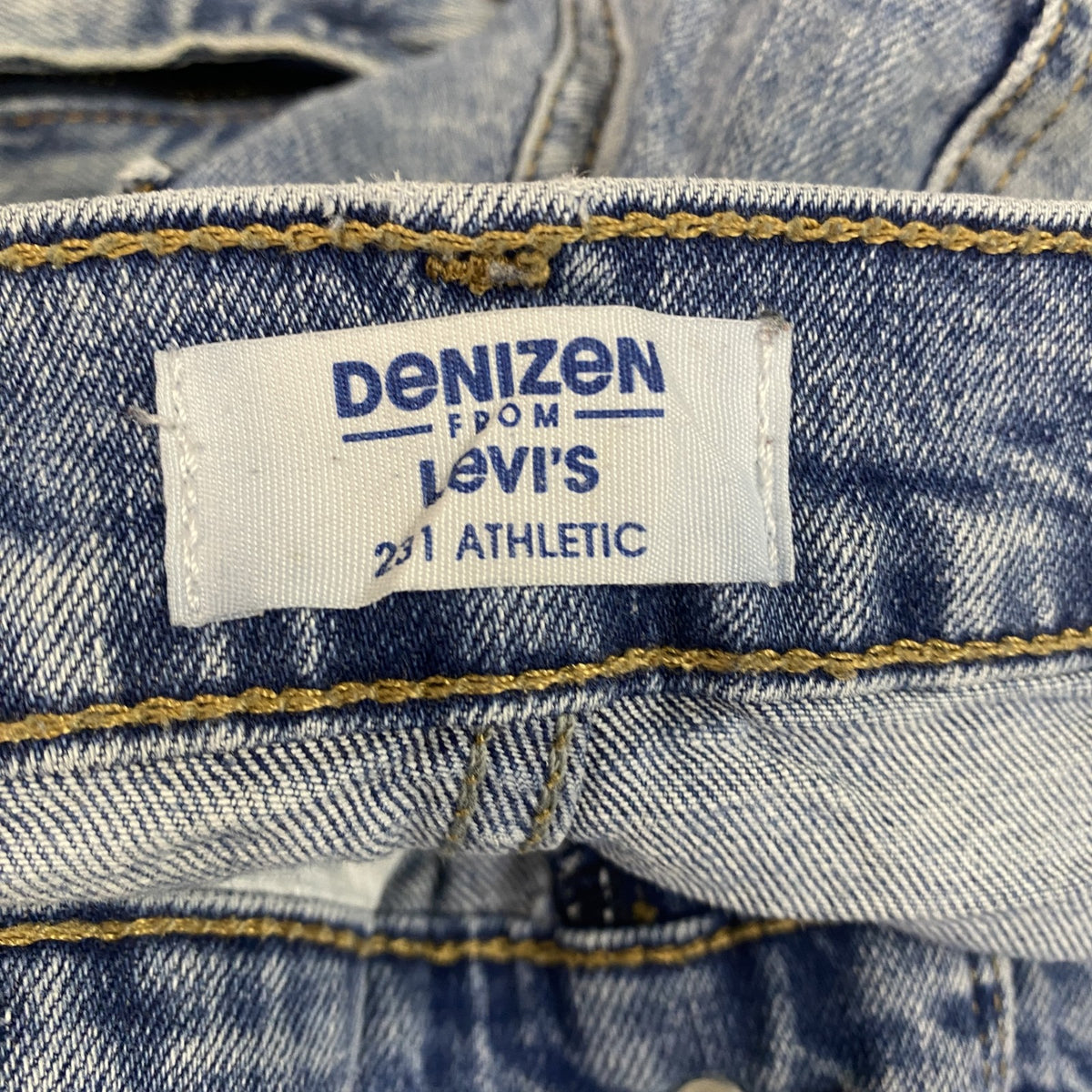 Levi’s　リーバイス　デニムパンツ/ジーンズ　ジップフライ　縦落ち　インディゴ　W30サイズ　古着
