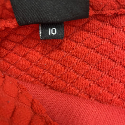 erima　トラックジャケット/ジャージ　ハーフジップジャケット　赤　レッド　10サイズ